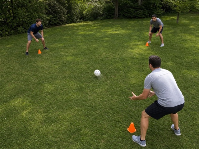 Fielders' Triangle activity preview - Build wiffle ball defense around spacing.