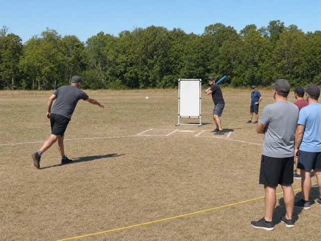One-Hand Pitch Control activity preview - Pitcher and hitter trade fixed five-pitch turns with a complete six-outcome scoring table and equal pitching and batting roles.