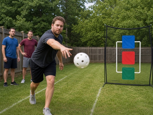 Target Net Pitch-Off activity preview - Run a wiffle ball pitching contest without live swings.