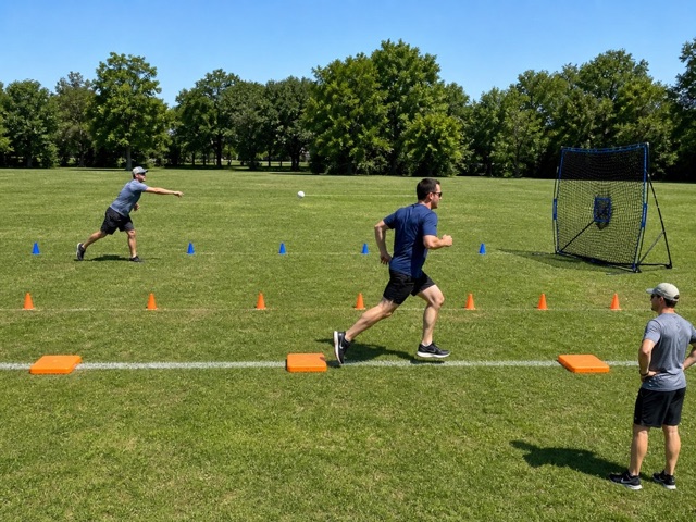 Two-Base Yard Sprint activity preview - Add limited running to wiffle ball without full base paths.