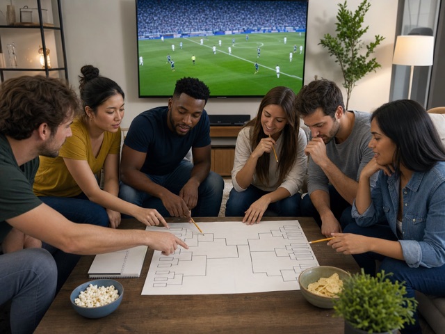 World Cup Group Order Guess activity preview - Group table guess.