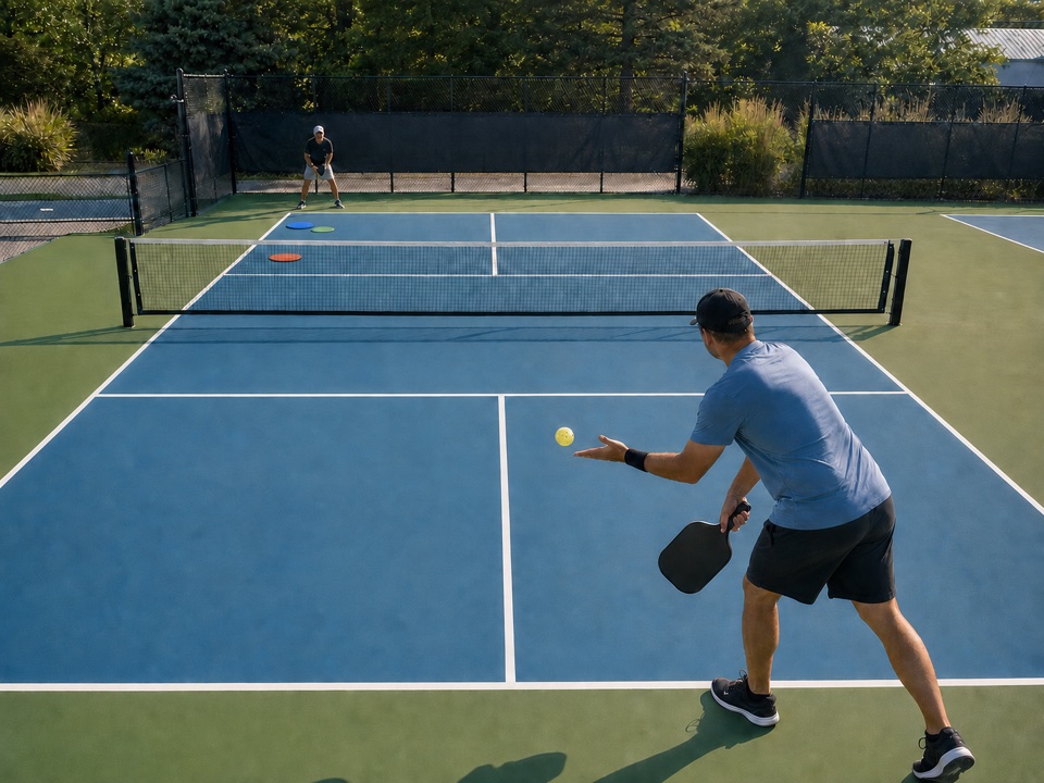 Pickleball Serve Zone Ladder activity preview