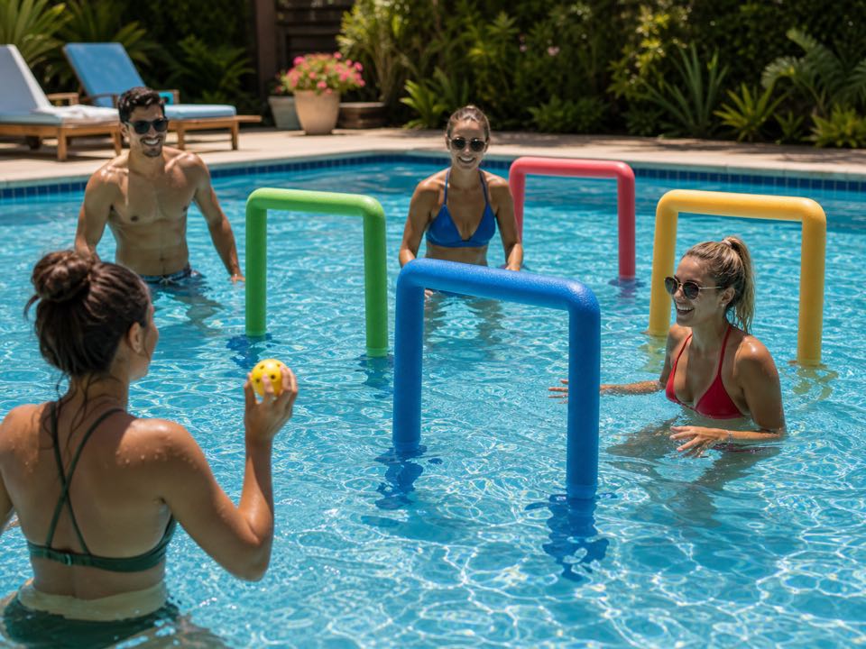 Pool Noodle Target Push