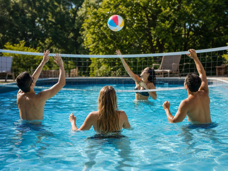 Pool Volleyball Mini-Rally