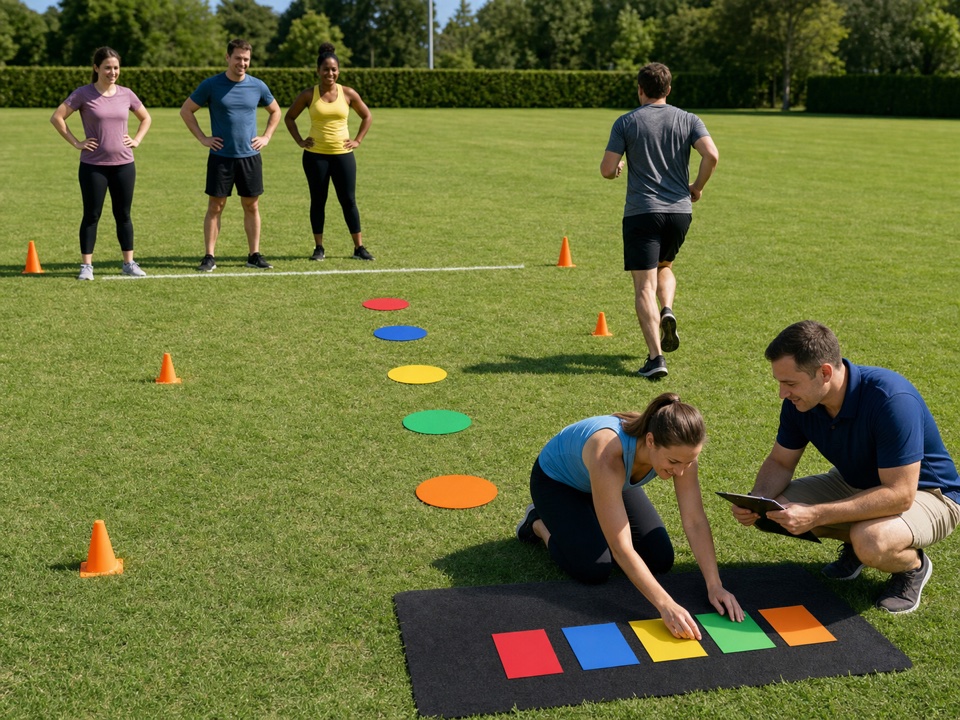 Field Marker Memory Run activity preview