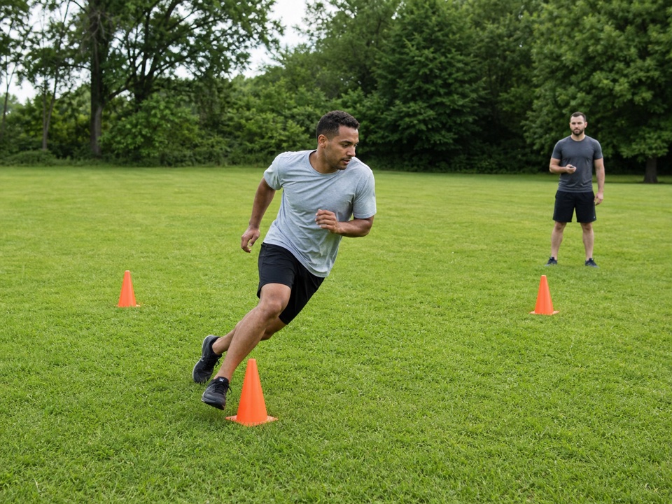 Three-Cone Agility Run activity preview