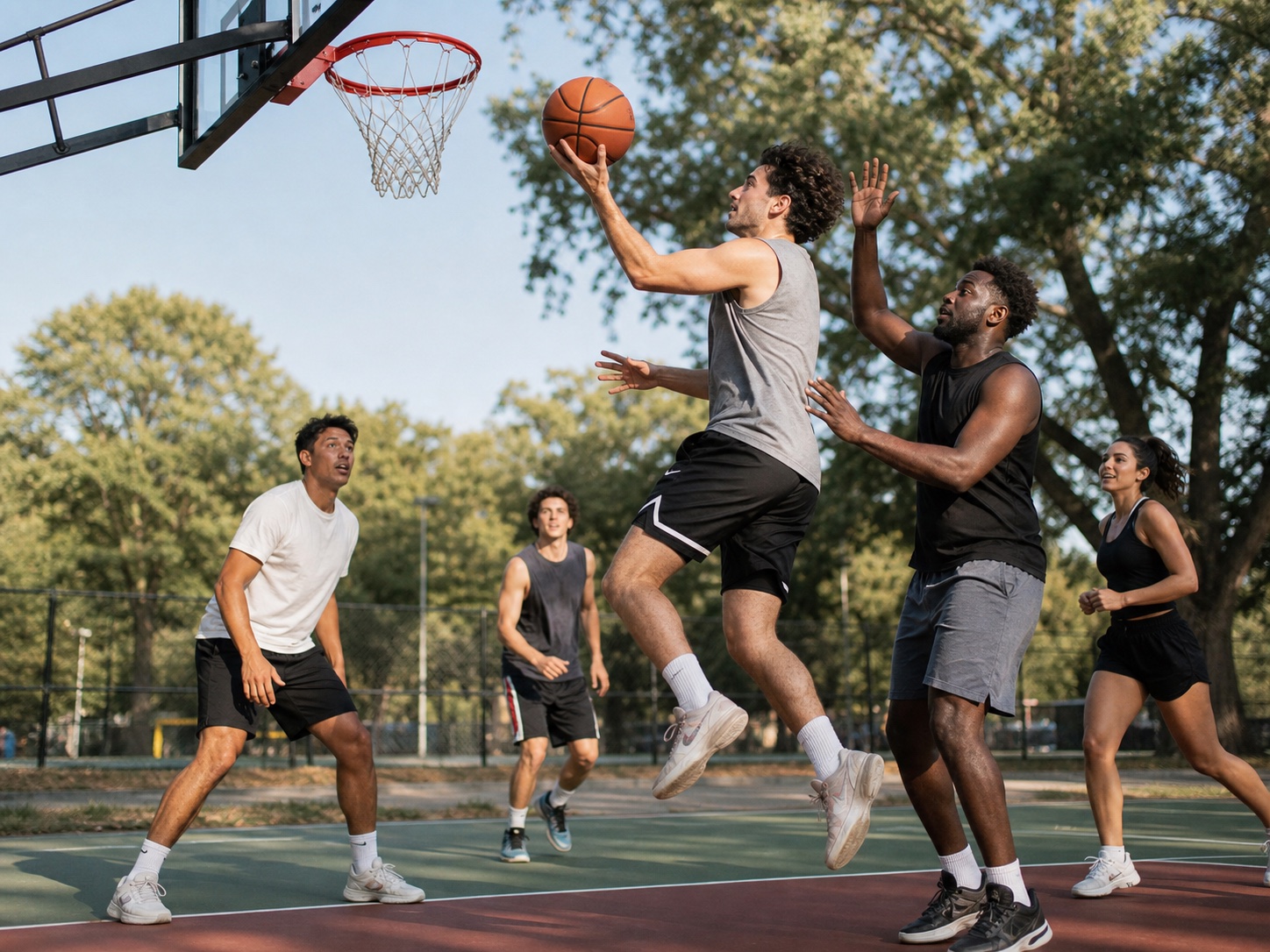 21 quick run basketball game