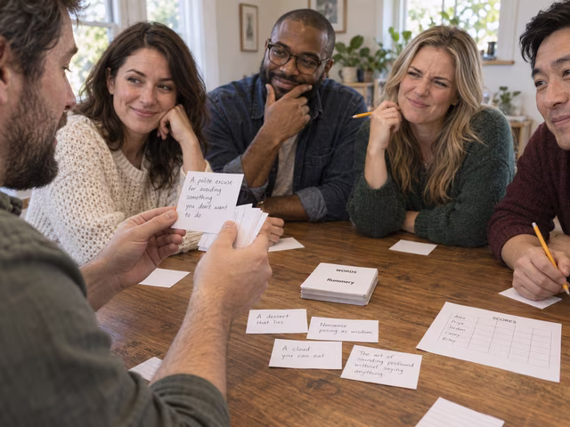 Adults writing plausible definitions for an unfamiliar word.